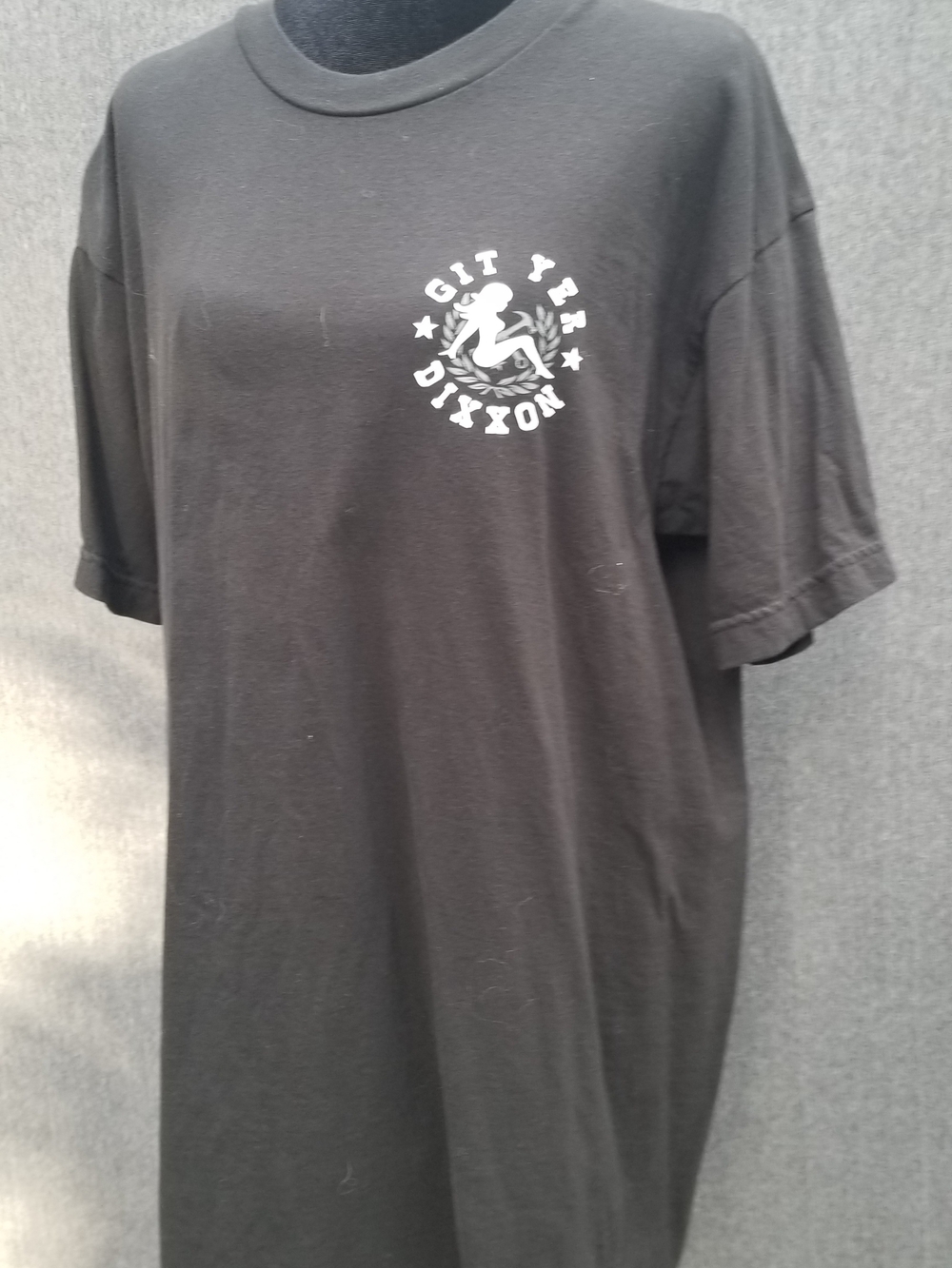 Dixxon "Git Yer Dixxon" Woman Sillouette Black and White T -108